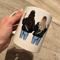 Tazza bianca per migliori amiche