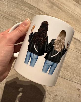 Tazza bianca per migliori amiche