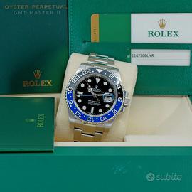 ROLEX GMT MASTER II 116710BLNR BATMAN 2015 FUL SET