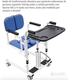 Sedia spostamento anziani