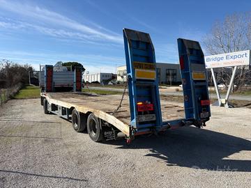 Rimorchio De Angelis carrellone pianale Rampe