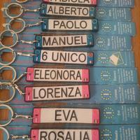 Portachiavi con nomi