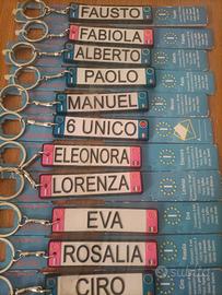 Portachiavi con nomi