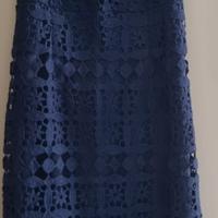 CLUB London vestito in pizzo blu nuovo 