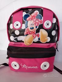 ZAINO SCUOLA  AMERICANO MINNIE DEC.BOTTONI