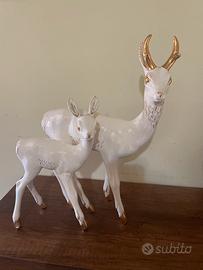 Ceramica vintage con Cerbiatti