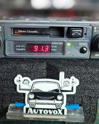 Autoradio Vintage Anni '80 Autovox Sirio 939