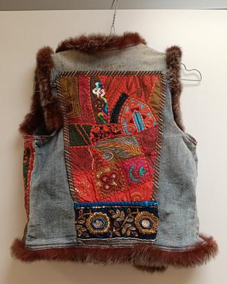 Desigual gilet vintage in denim