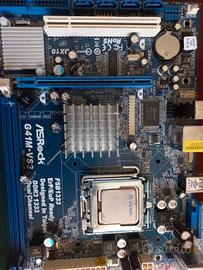 scheda madre Asrock G41M-VS3 + cpu&ram