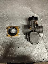 kit carburatore pwk 21 + collettore 360° am6