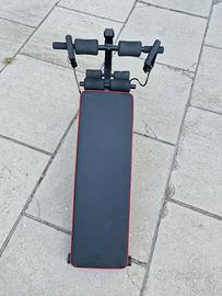 Panca fitness multifunzione salvaspazio