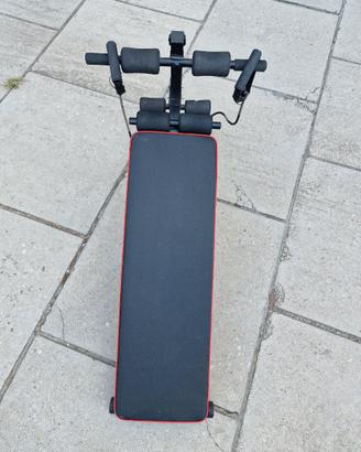 Panca fitness multifunzione salvaspazio