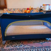 lettino da campeggio Chicco più materasso antisoff