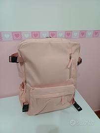 zaino bagaglio a mano Aereo Nuovo Rosa 