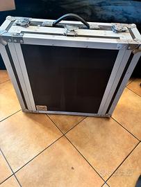 FLIGHTCASE 19 RACK CON 2U + ALLOGGIO MIXER