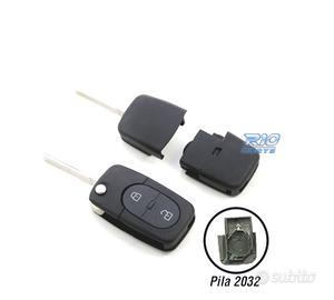 ALLOGGIAMENTO CHIAVE AUDI QUADRATA 2 PULSANTI CON 
