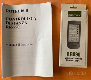 ROTEL RR-990 TELECOMANDO PROGRAMMABILE UNIERSALE
