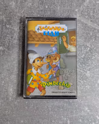 Musicassetta Vintage "Il CantaFavole" – Pinocchio