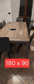 tavolo allungabile 180x90  €.50