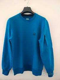 felpa giro collo blu C.P. Company