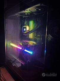 Postazione workstation gaming.