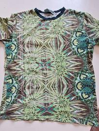 T shirt uomo vintage roberto cavalli Y2K