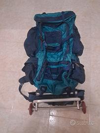 Zaino trekking Ferrino 80 litri telaio in allumini