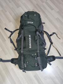zaino Regatta 85 L Survivor verde + copri zaino