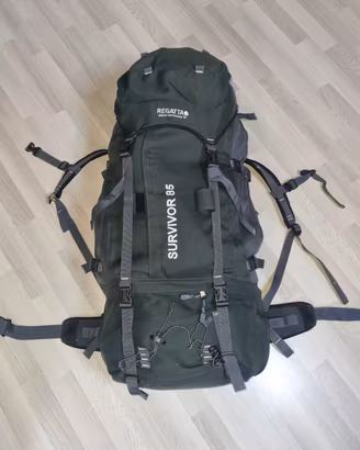 zaino Regatta 85 L Survivor verde + copri zaino