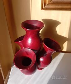 Vaso multiplo bordeaux