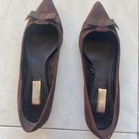 Zara ballerine scamosciate con fiocco