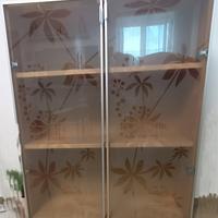 VETRINA DISPENSA CON MENSOLE 