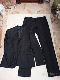 Completo da cerimonia giacca e pantalone blu uomo 