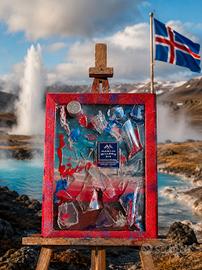 QUADRO VINTAGE BOTTIGLIA GIN