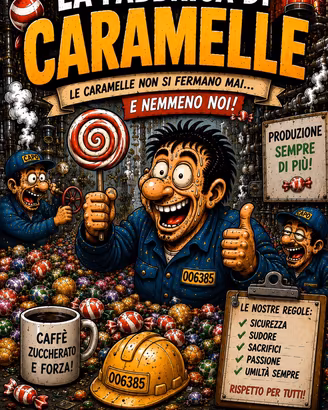 La fabbrica di caramelle