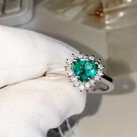 Anello oro18k Smeraldo intratt e diamanti naturali