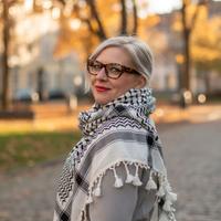 Sciarpa Palestinese Unisex 120x120cm fatto a mano