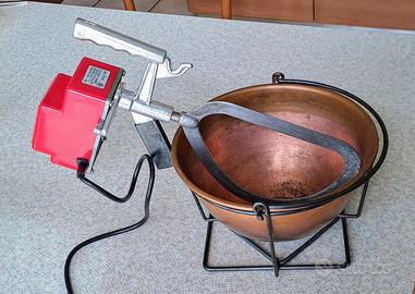 Paiolo elettrico polentina in rame