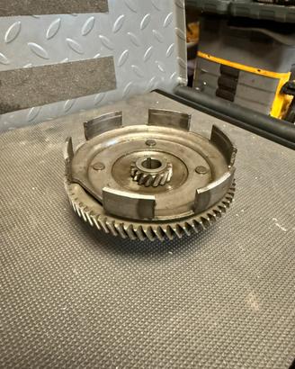 Corona e pignone elicoidali originali vespa 50