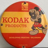 Insegna smaltata KODAK PRODUCTS americana