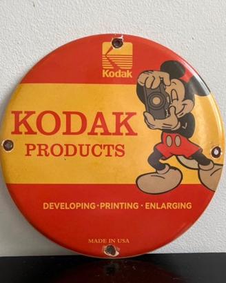 Insegna smaltata KODAK PRODUCTS americana