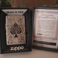 Accendino Zippo Asso di Picche 2023 Nuovo