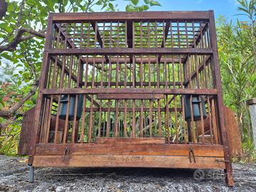 gabbia in legno