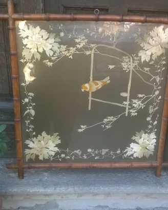 Quadro tessuto antico
