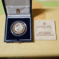 Lire 10000  “40° Anniv.  conferenza Messina  1995