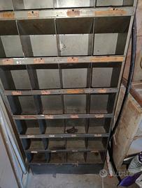 scaffale portaminuteria 44 cassetti 