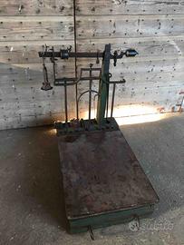 Bilancia, bascula, bassacuna  Legno e ferro