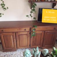 Credenza massello castagno