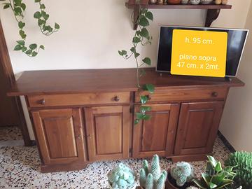 Credenza massello castagno