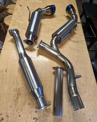 scarico completo in titanio gr86 gt86 brz